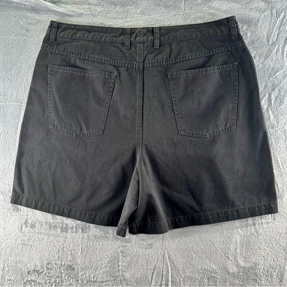 TALBOTS Denim Shorts Womens Size 18 Blk NWT High Waist 18.25 100%Cotton 5 Pocket - Picture 9 of 10